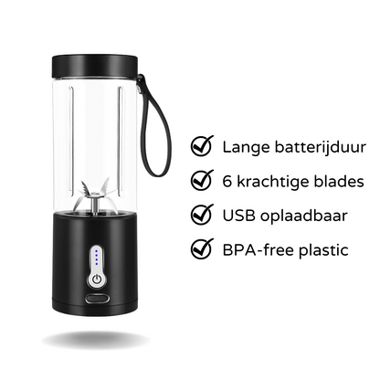 Draagbare Smoothiemaker met 6 Krachtige Blades - BlendEase Pro