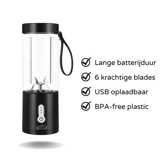 Draagbare Smoothiemaker met 6 Krachtige Blades - BlendEase Pro