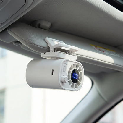 Draagbare Clipventilator Met Display - Aeroclip