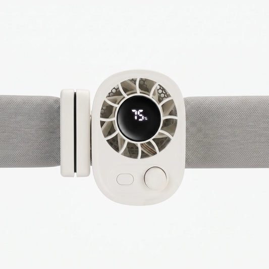 Draagbare Clipventilator Met Display - Aeroclip