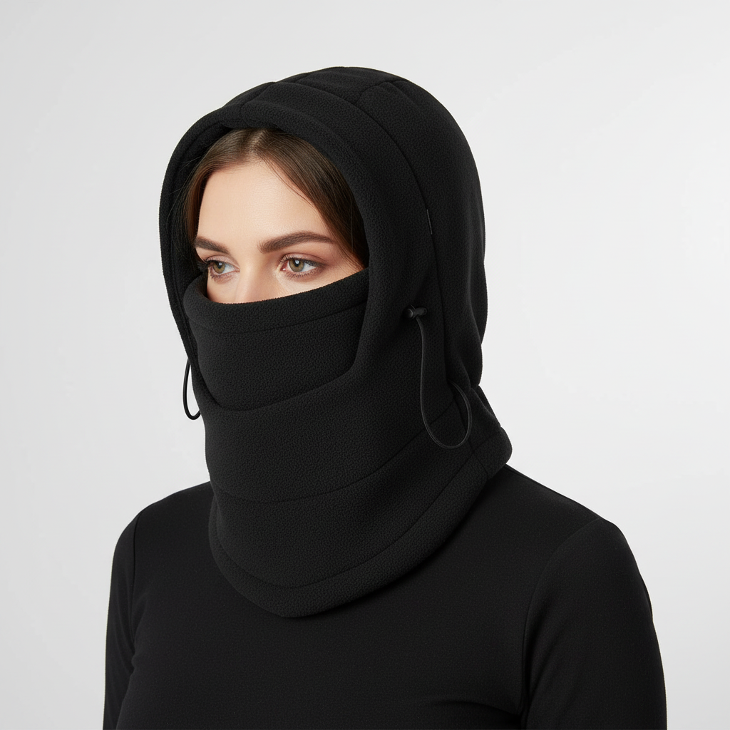 Dreifachfunktion Fleece Haube Mit Gesichtsmaske - HeatHood