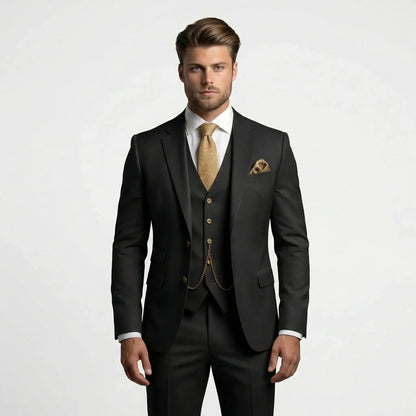 Dreiteiliger Slim Fit Anzug - Yannick
