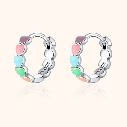 Regenboog Liefde Oorbellen - Celestina