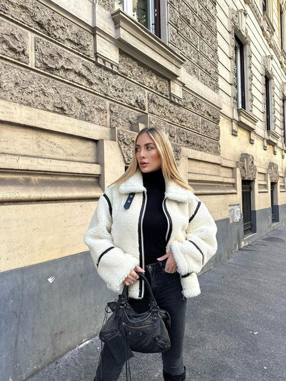 Teddy Pilotenjas - Dilara | Trendy, Warm, Oversized & Stijlvol!