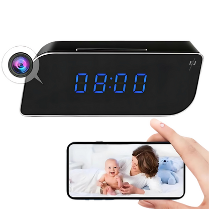 AA OOS Digitale Wekker met Verborgen Bewakingscamera – StealthClock Cam