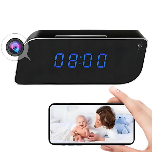 AA OOS Digitale Wekker met Verborgen Bewakingscamera – StealthClock Cam