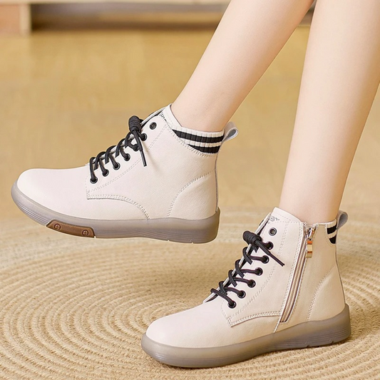 Leren Waterdichte Dames Sneakers - AquaStride