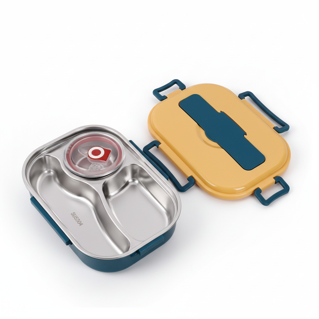 Edelstahl Bento Lunchbox - HeatNook