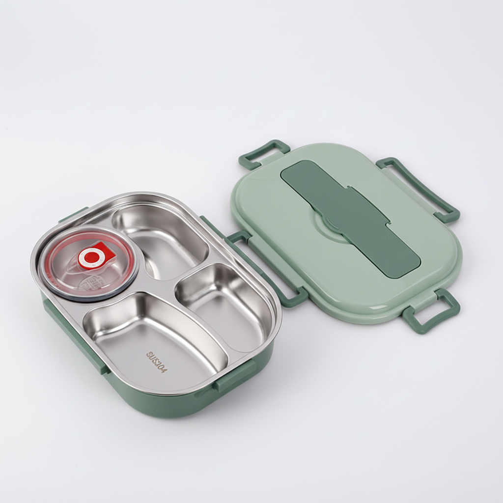 Edelstahl Bento Lunchbox - HeatNook