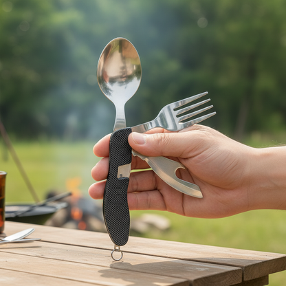 Edelstahl Outdoor Mehrzwecktool - CampSpoon