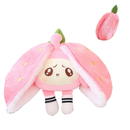 Pluche Diertje dat Verandert in Vruchtknuffel - BerryBunny