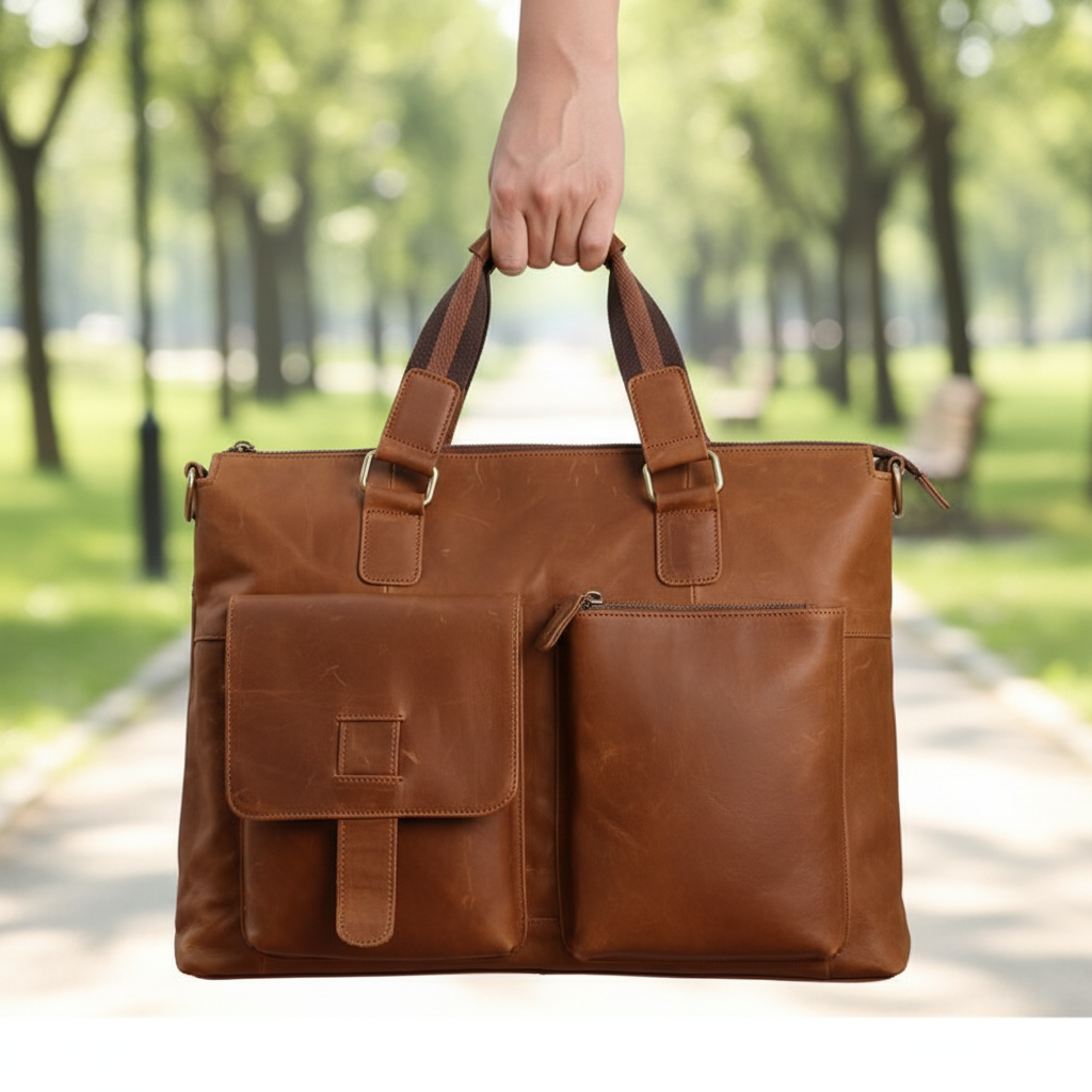 Ekstrawagancka Torba Skórzana - Vintagega