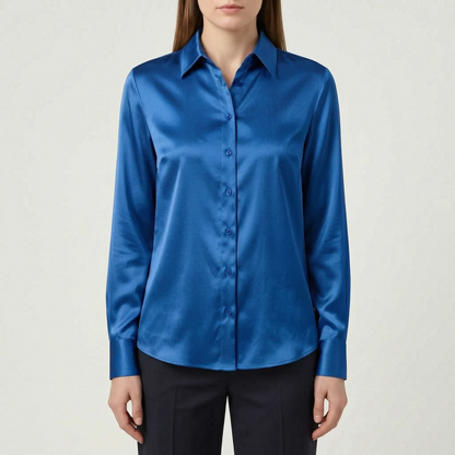 Elegant Long-Sleeve Blouse - Lustral