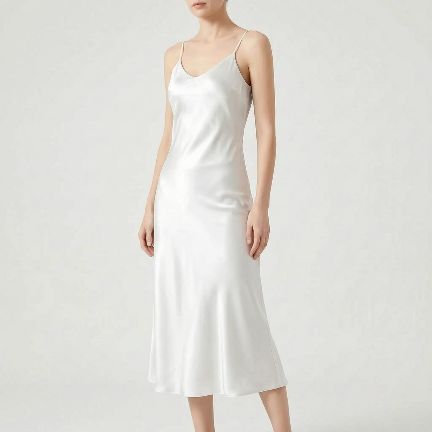 Elegant Slip Midi Dress -  Charlotte