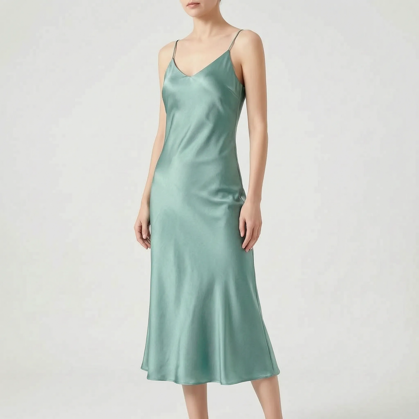 Elegant Slip Midi Dress -  Charlotte