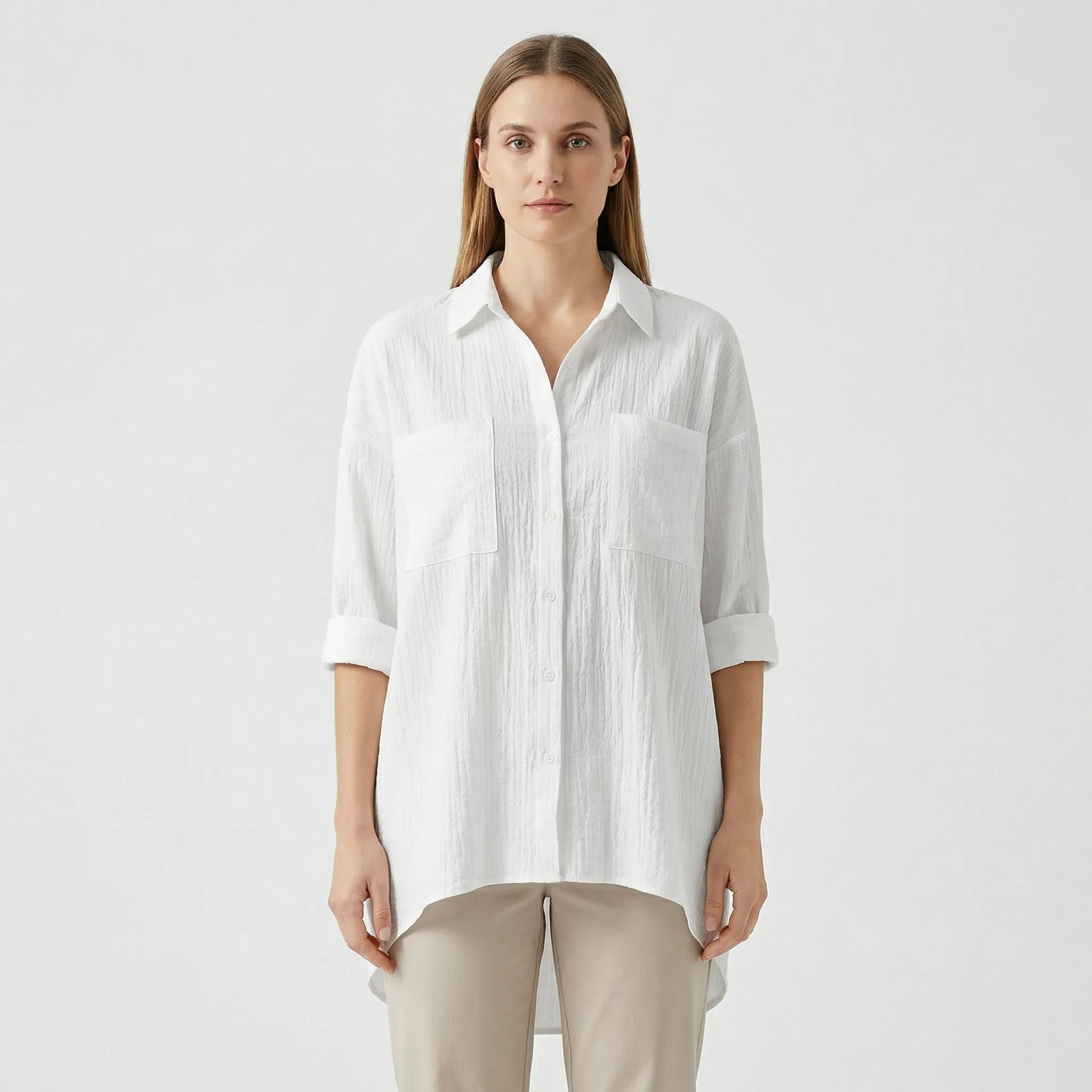 Elegante Damesblouse Met Knoopsluiting - Becky
