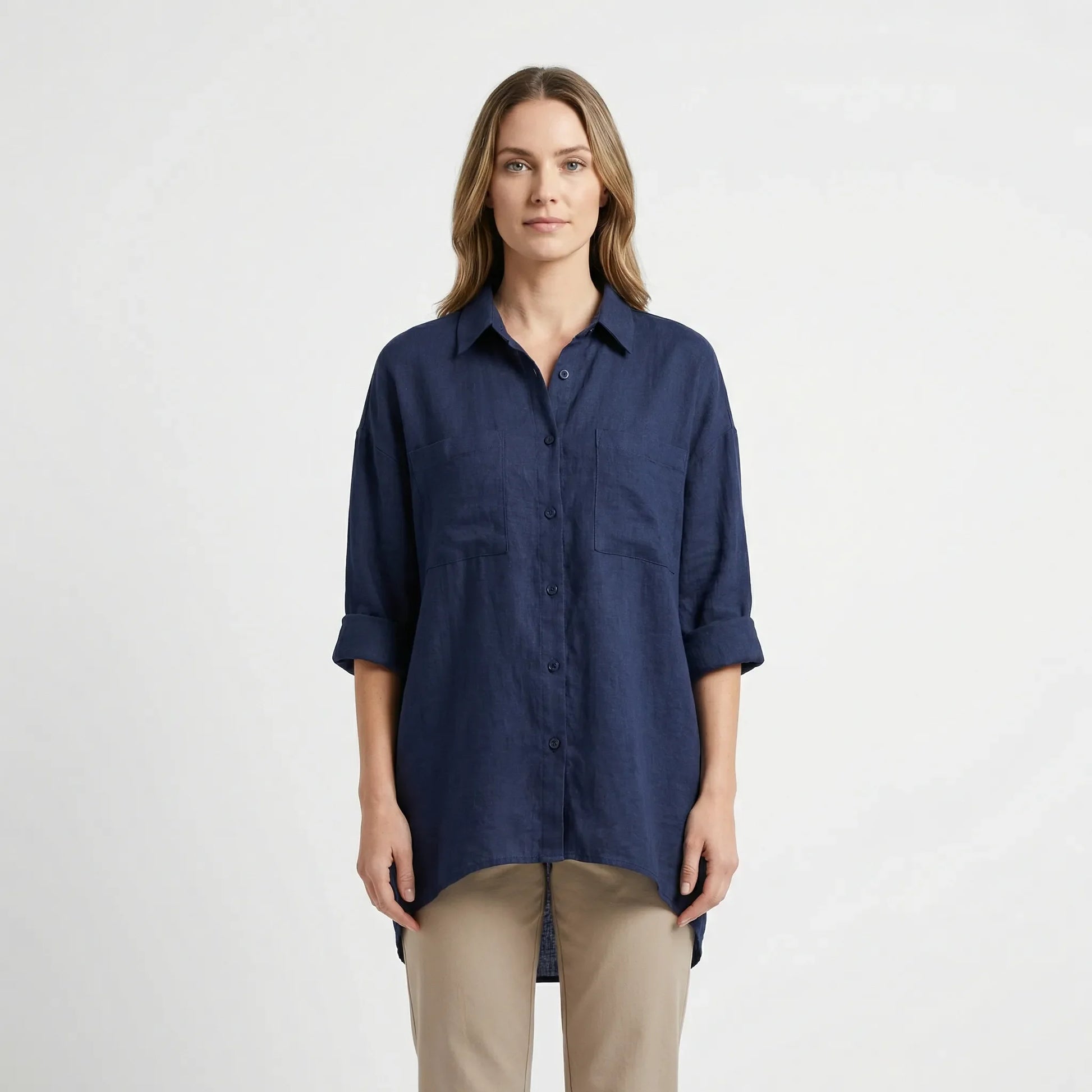 Elegante Damesblouse Met Knoopsluiting - Becky