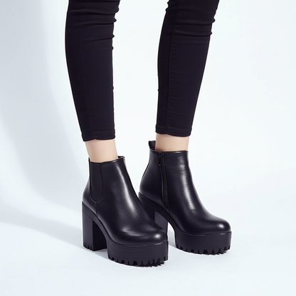 Elegante Schwarze Stiefeletten - Fiona