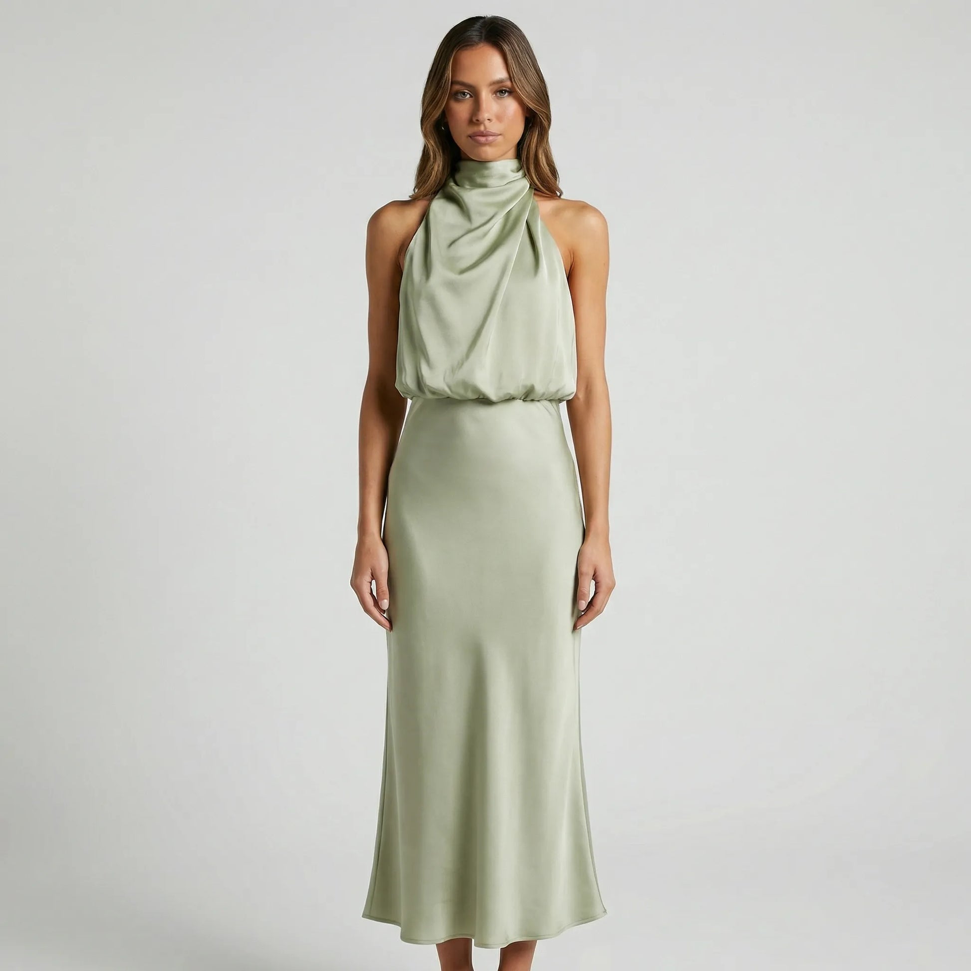 Elegantes Partykleid In Glänzender Ausführung - Gail