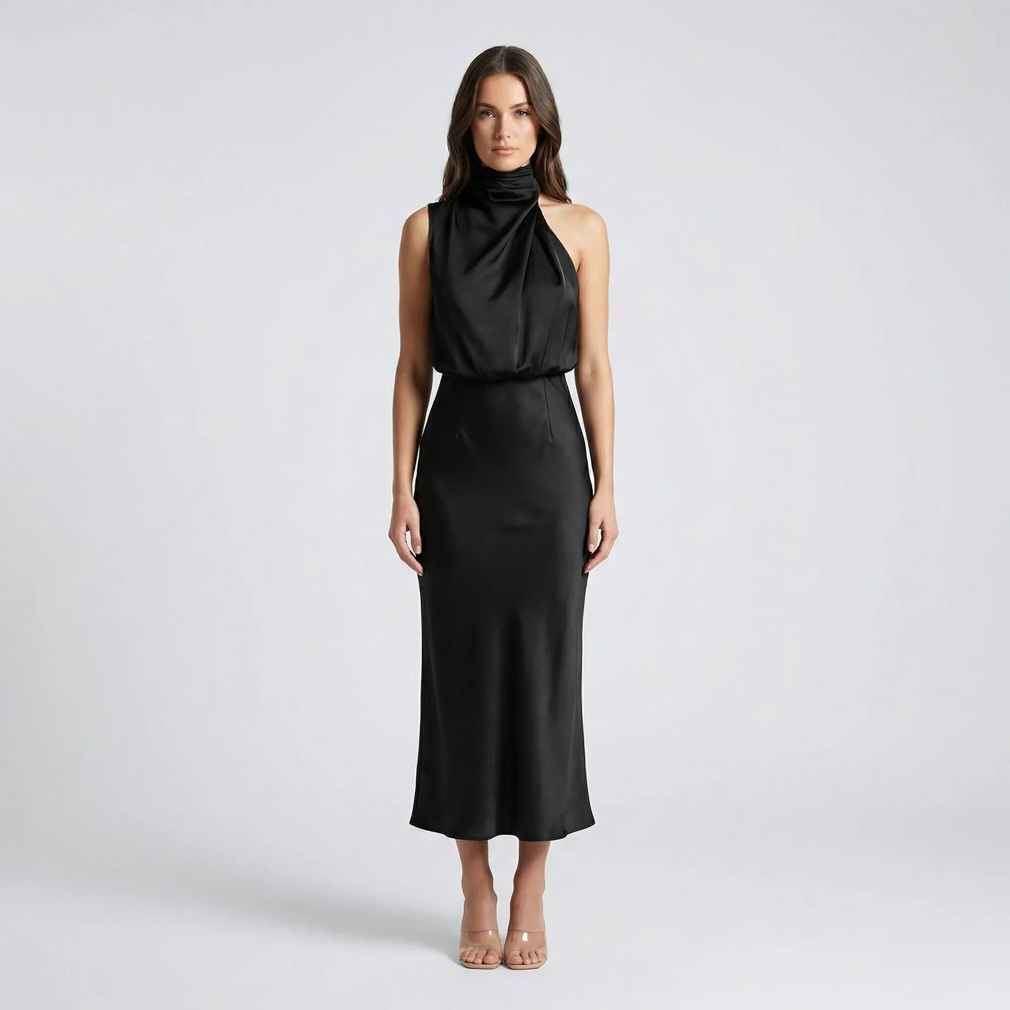 Elegantes Partykleid In Glänzender Ausführung - Gail