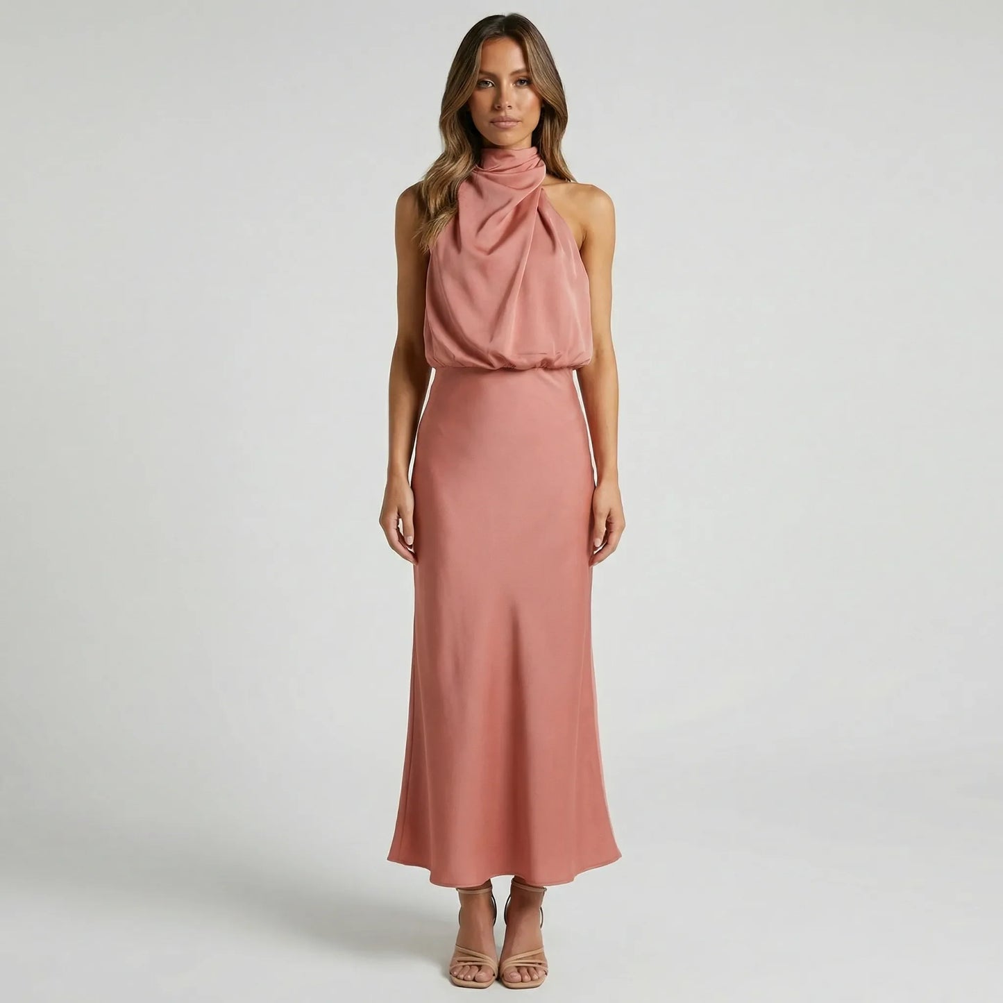 Elegantes Partykleid In Glänzender Ausführung - Gail