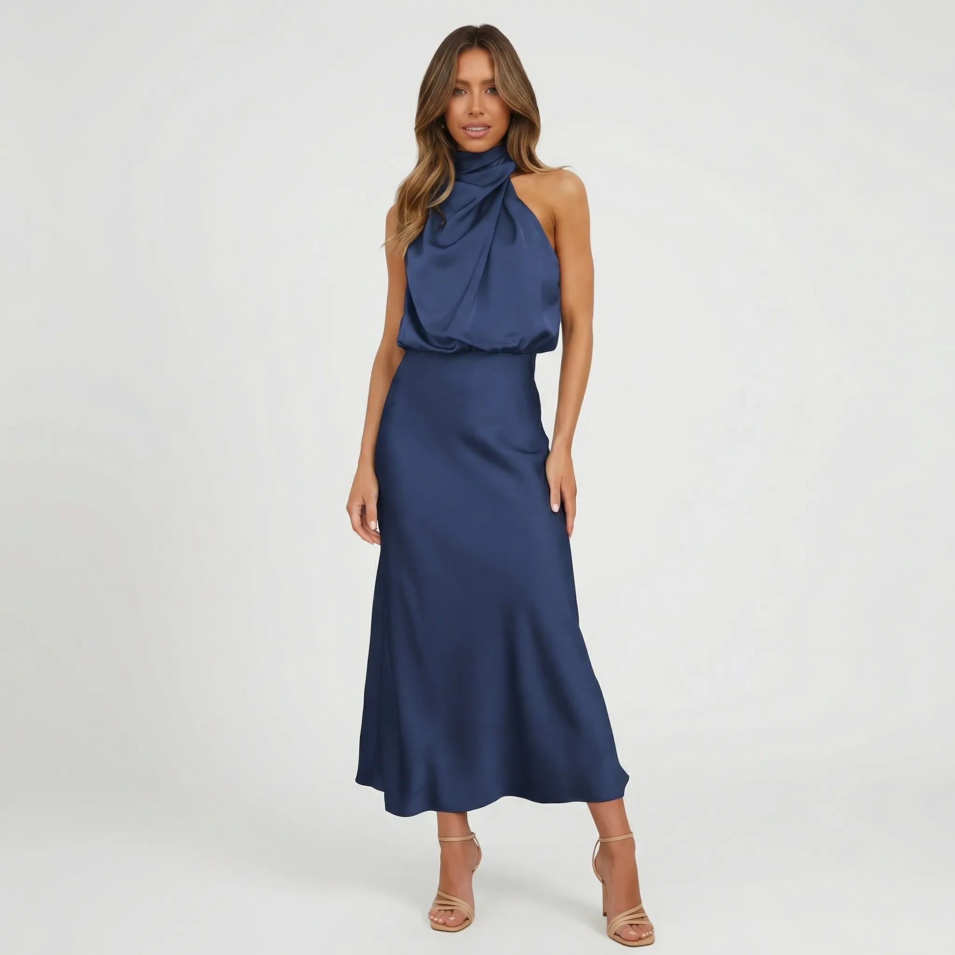 Elegantes Partykleid In Glänzender Ausführung - Gail