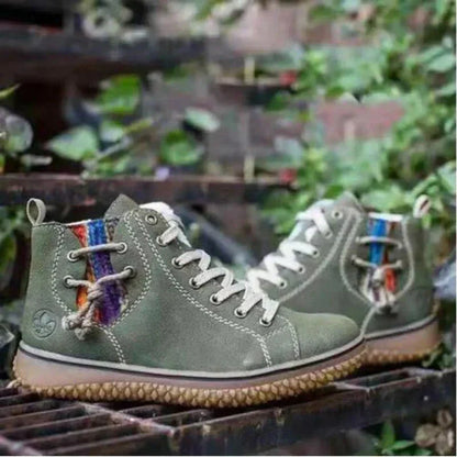 Dames & Heren Winterboots Vintage Ontwerp met Isolatie & Antislip Zool – Norena