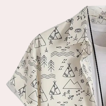 Casual Overhemd met Print voor Heren - Emilio