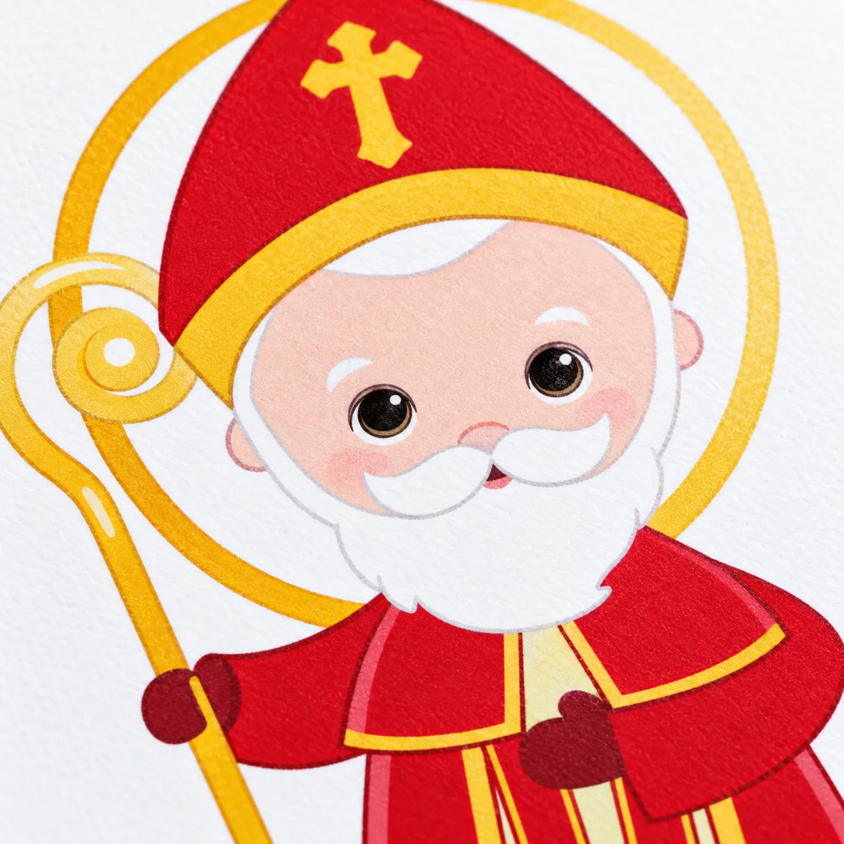 Feestelijk Bedrukte Cadeaulabels Sinterklaas - SaintWrap
