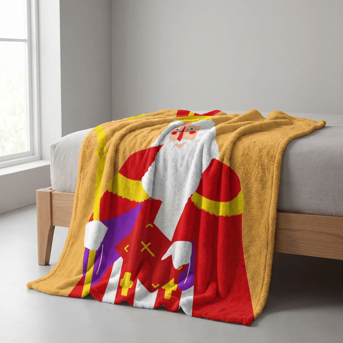 Feestelijk Plaid Met Sinterklaas - Klaasia