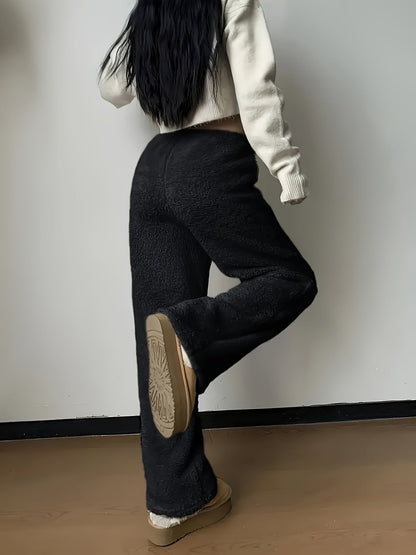 Zachte Teddy Sherpa Loungebroek Voor Dames – Noémie