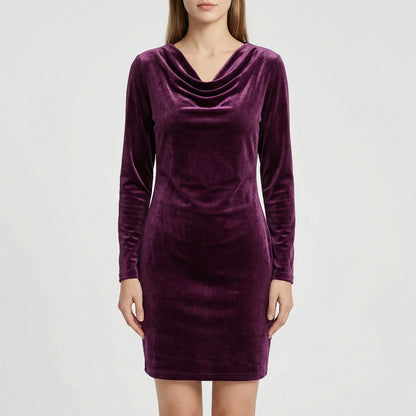 Festliches Kleid Mit Weichem Drapierausschnitt - Stacey