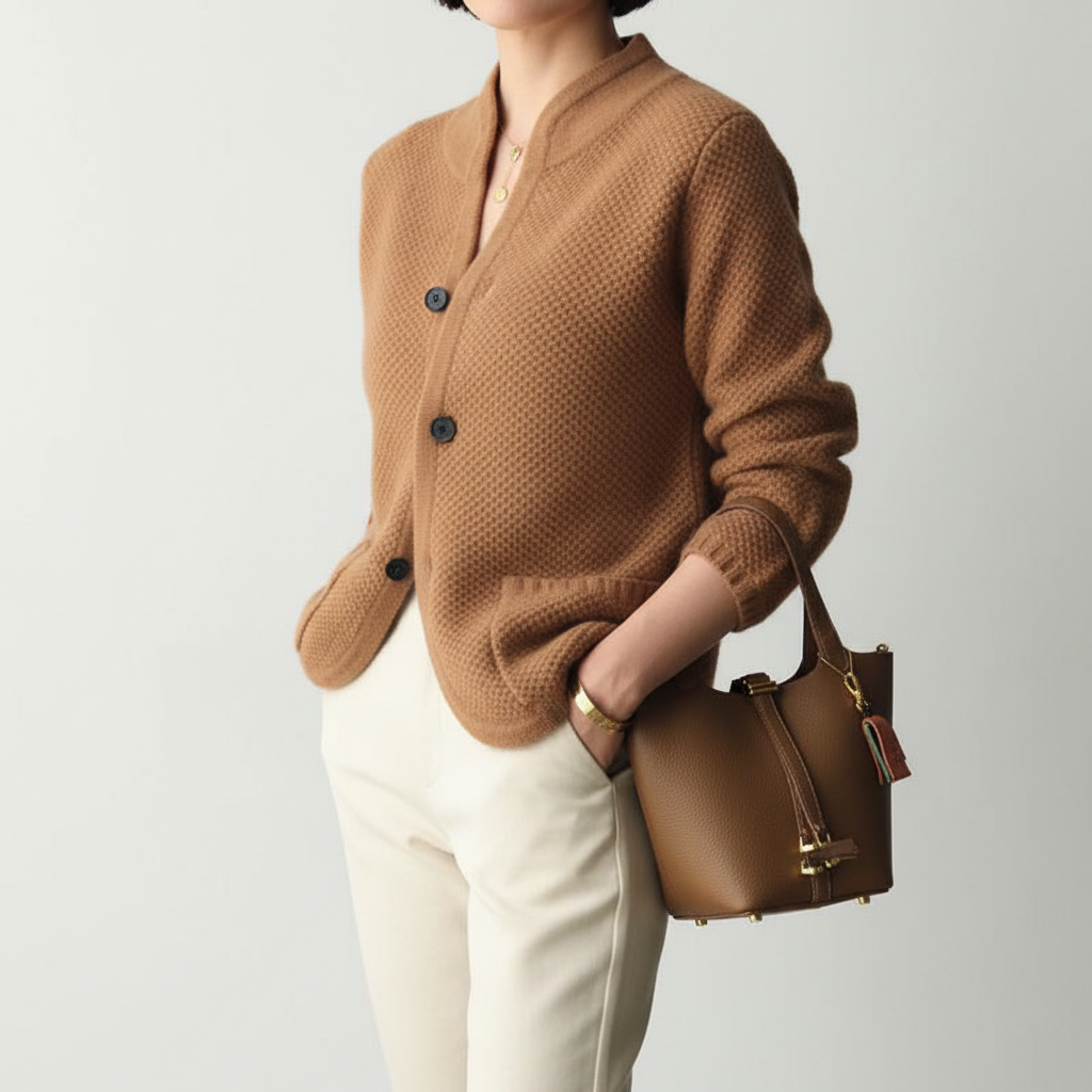 Figurbetonter Strickcardigan - Tanya