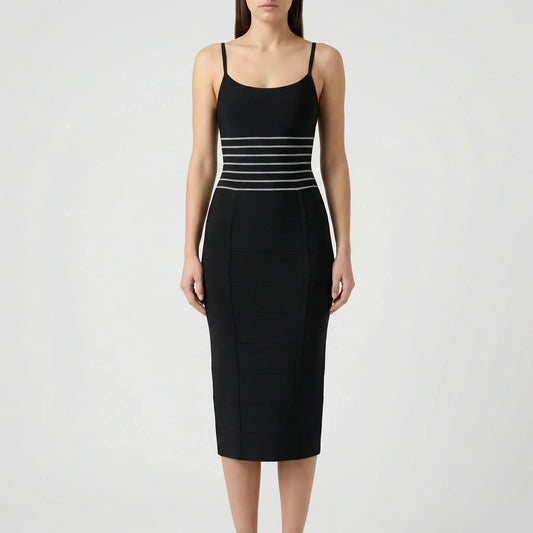 Figurbetontes Midi Kleid - Jella
