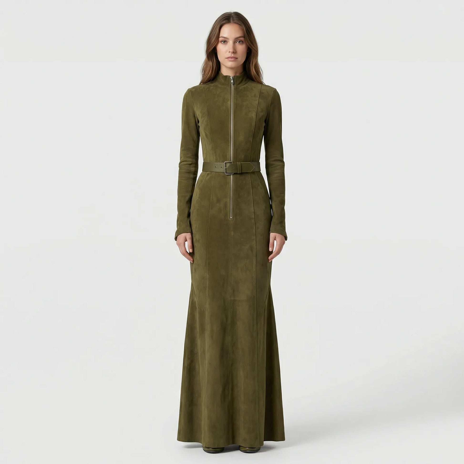 Figurbetontes Retro-Kleid Mit Seitenschlitz - Marcia