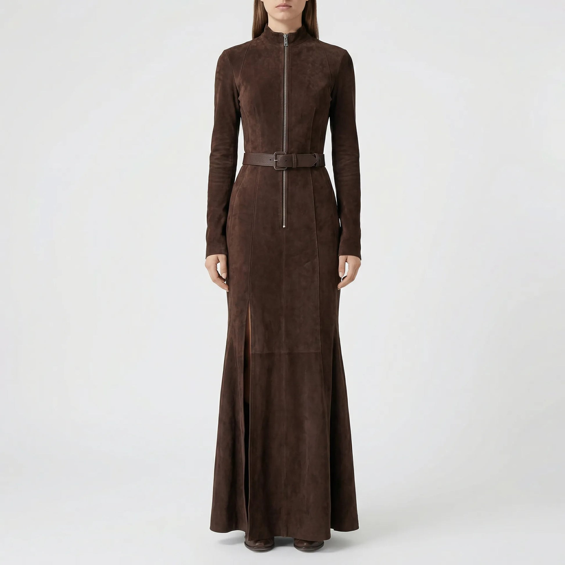 Figurbetontes Retro-Kleid Mit Seitenschlitz - Marcia