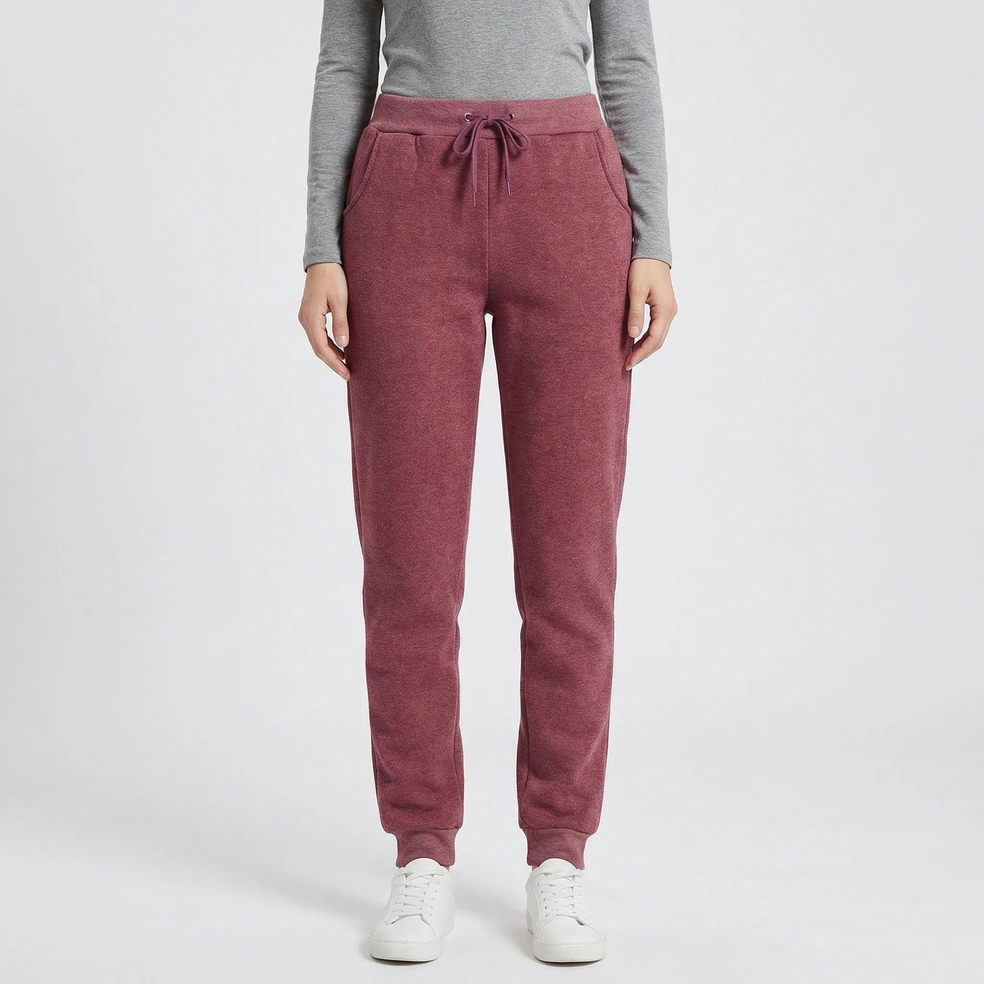 Fleece-Lined Women's Jogger Trousers - Karen