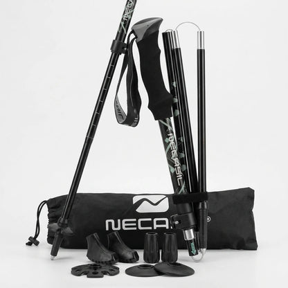 Foldable Telescopic Trekking Pole Set -  Summaris