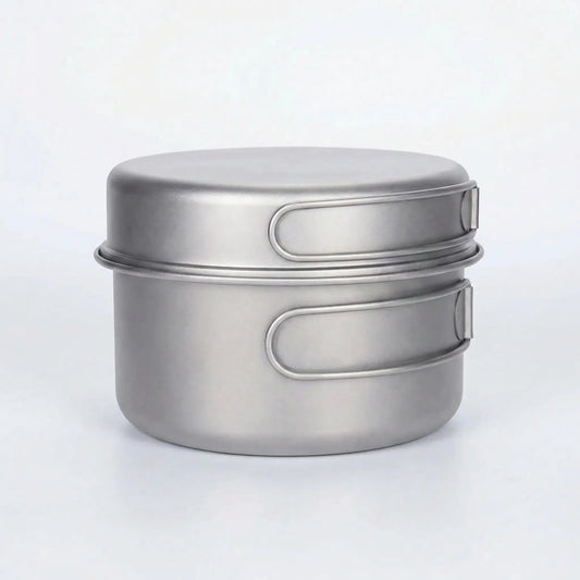 Folding Handle Titanium Cookware Set -  Trekforge