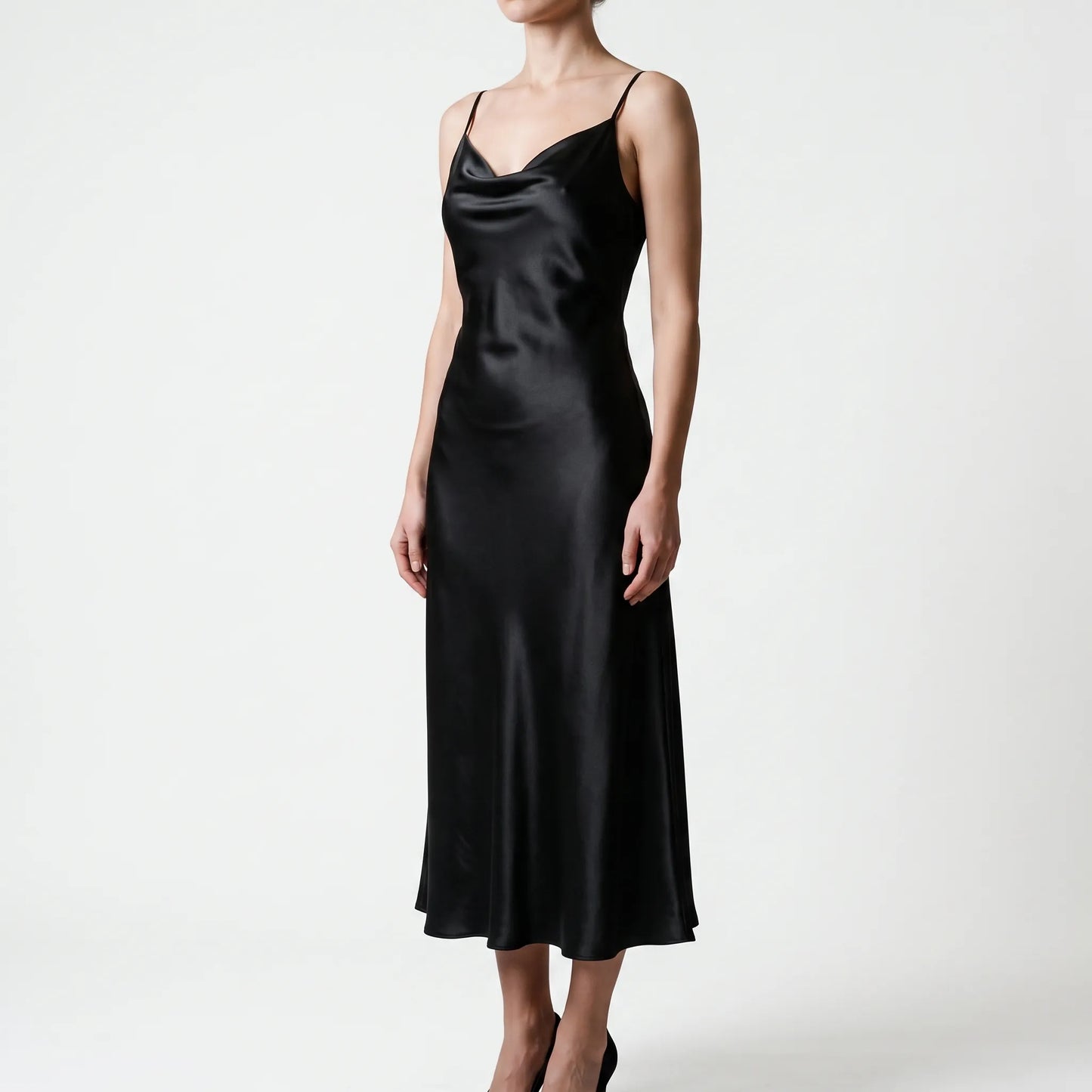 Gedrapeerde Slipdress -  Jody