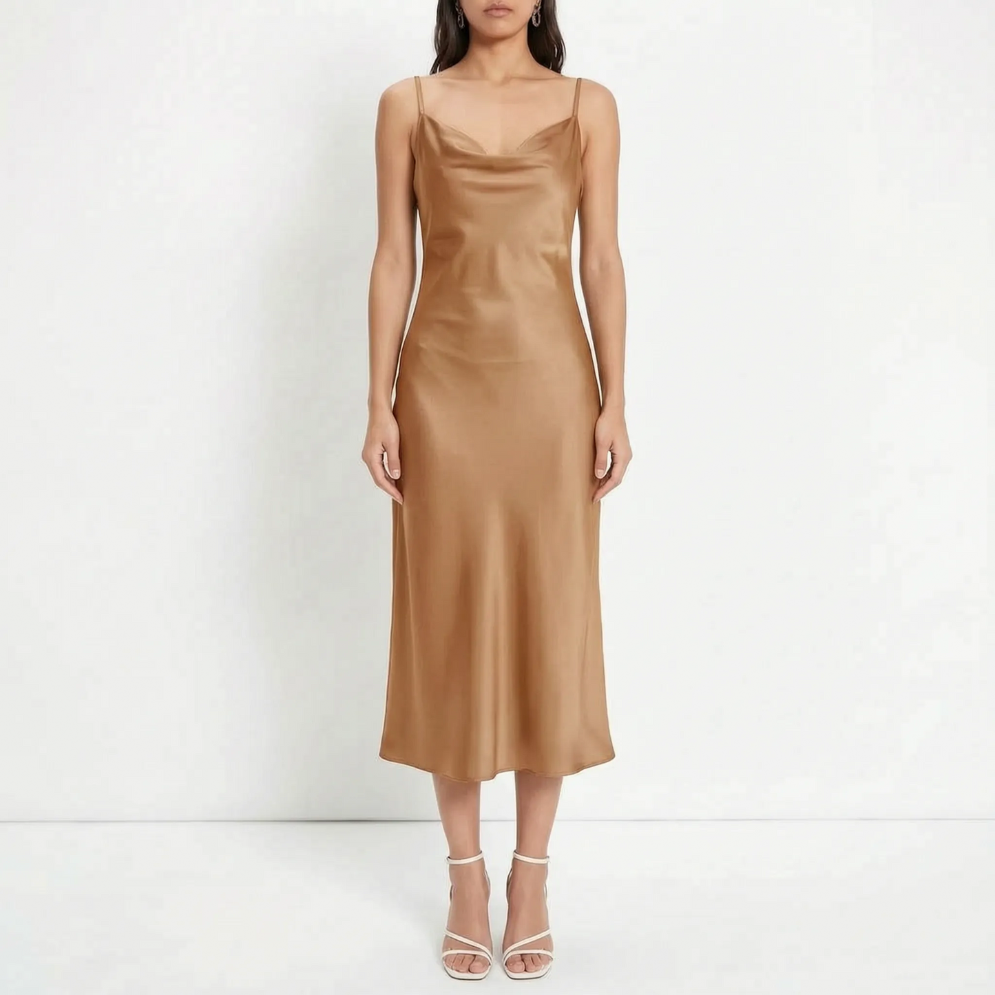 Gedrapeerde Slipdress -  Jody