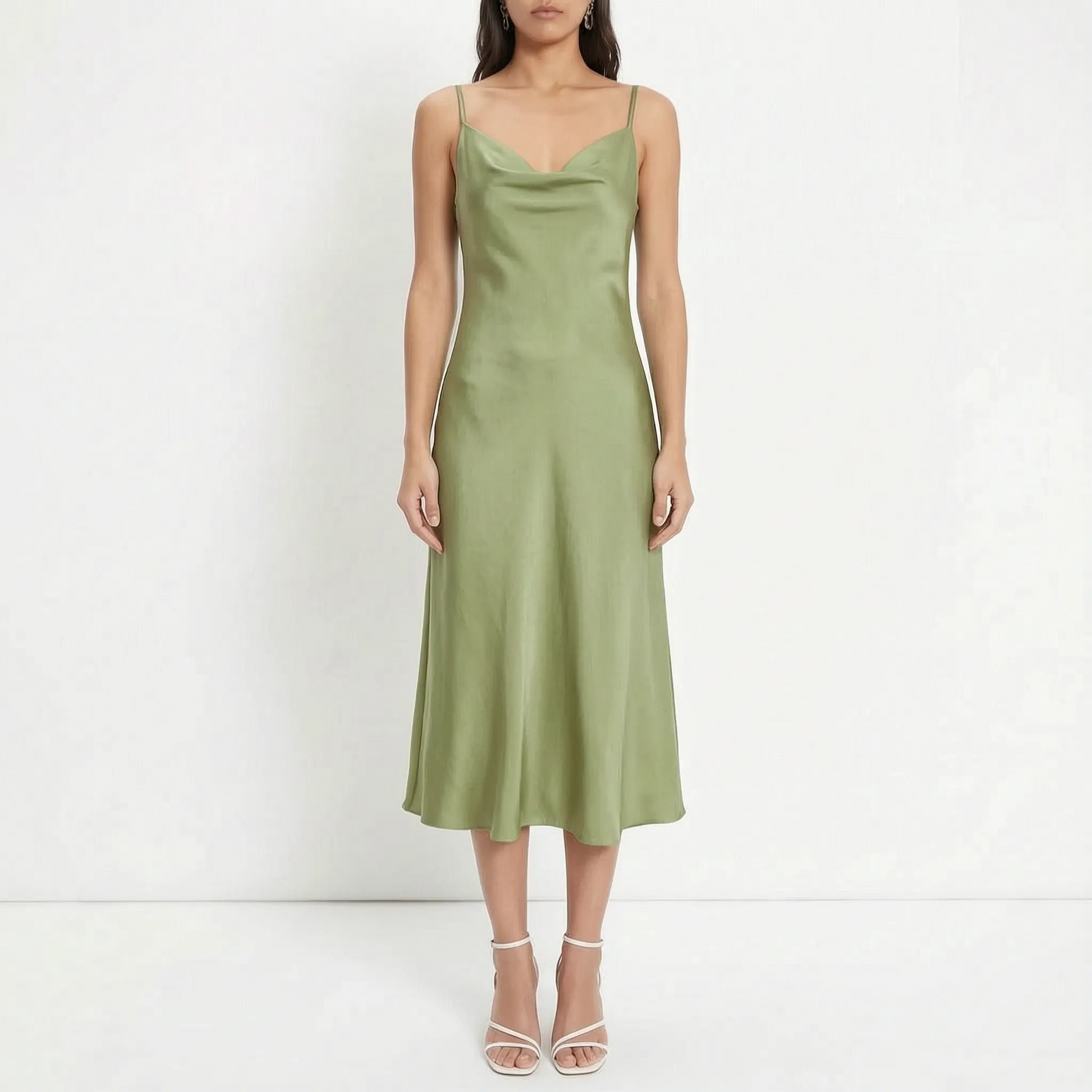 Gedrapeerde Slipdress -  Jody