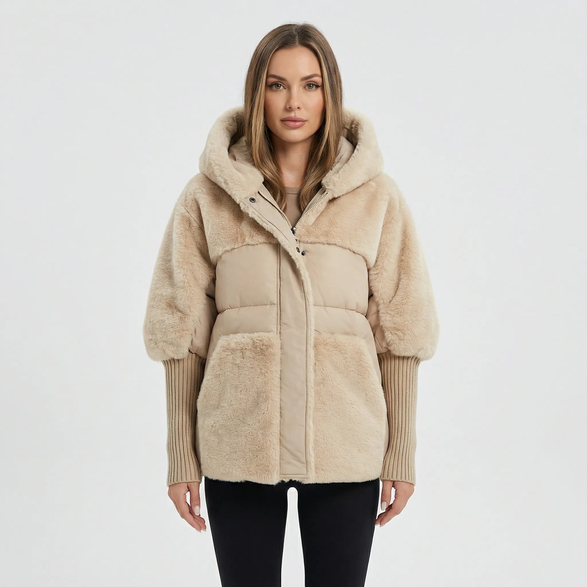 Gefütterte Kurze Winterjacke - Liana