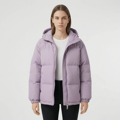Gefütterte Winterjacke Mit Kapuze - Shawna