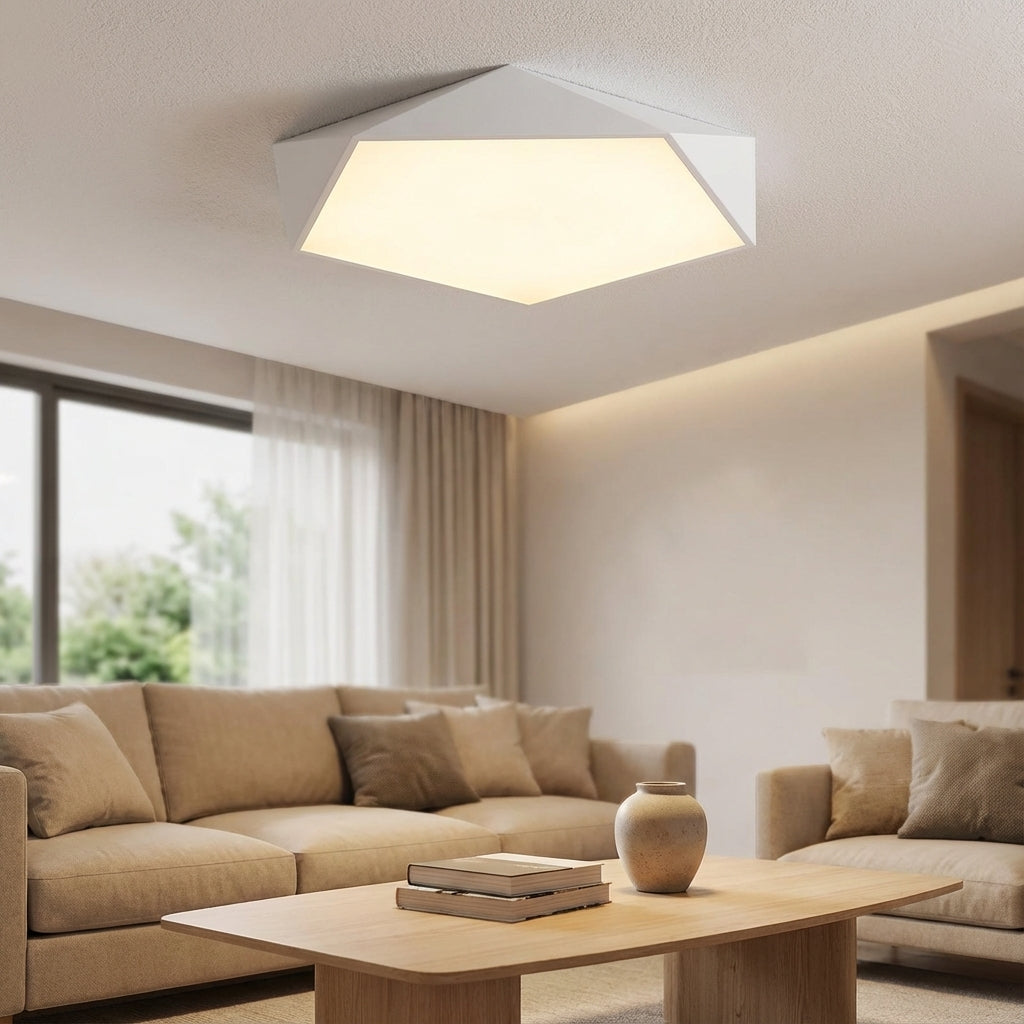 Geometric Ceiling Light Fixture -  Polylume