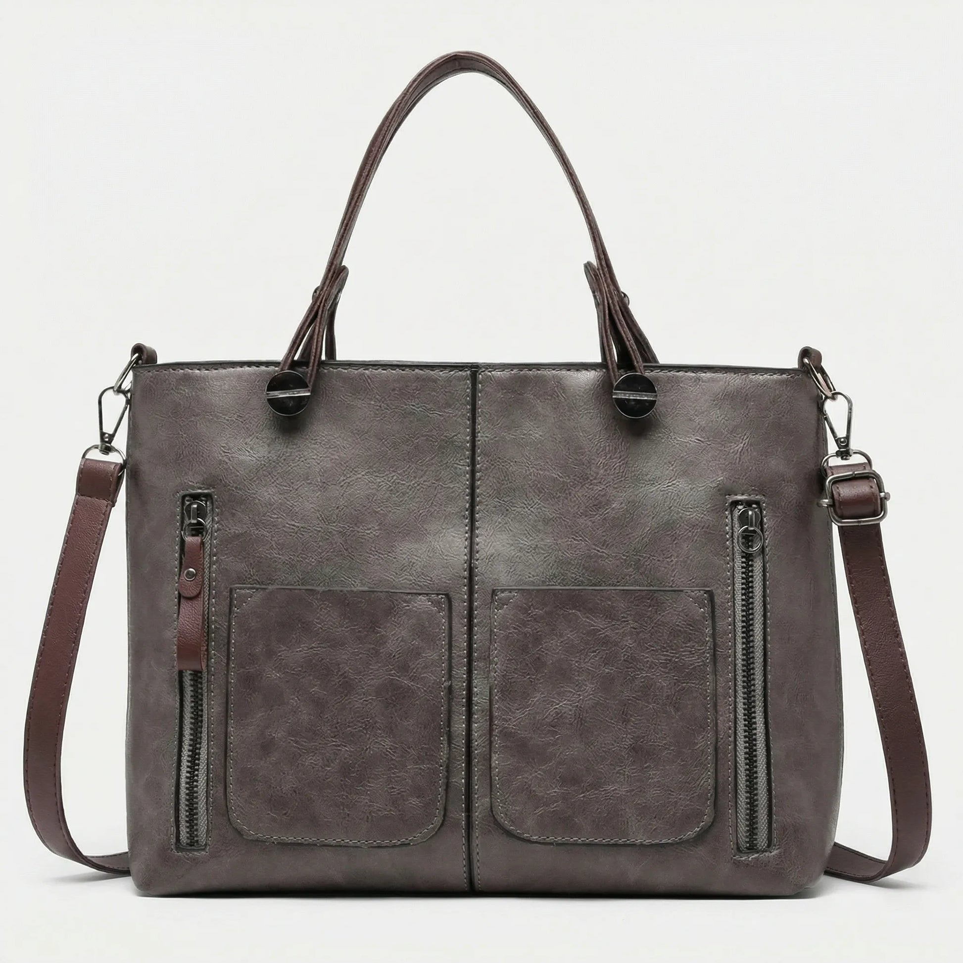Geräumige Schultertasche Mit Griffen - Noemi