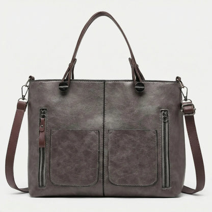 Geräumige Schultertasche Mit Griffen - Noemi