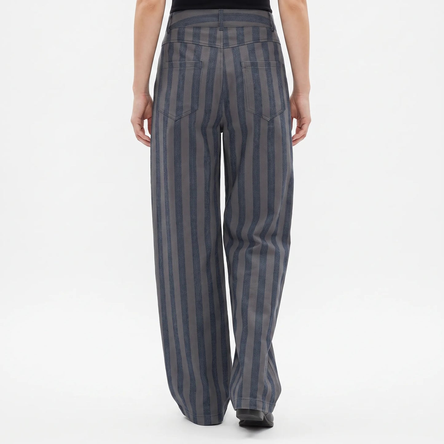 Gestreepte Wide Leg Jeans -  Tracy