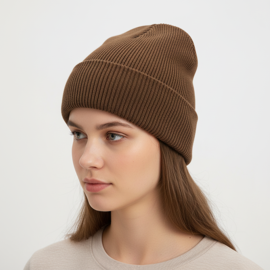 Gestrickte Einheitsgröße Beanie - TrendBeanie