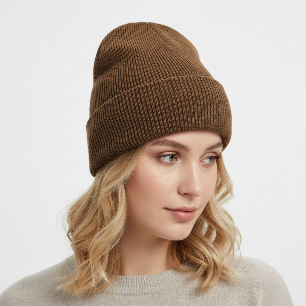Gestrickte Einheitsgröße Beanie - TrendBeanie